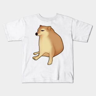 Cheems Dog Meme Kids T-Shirt